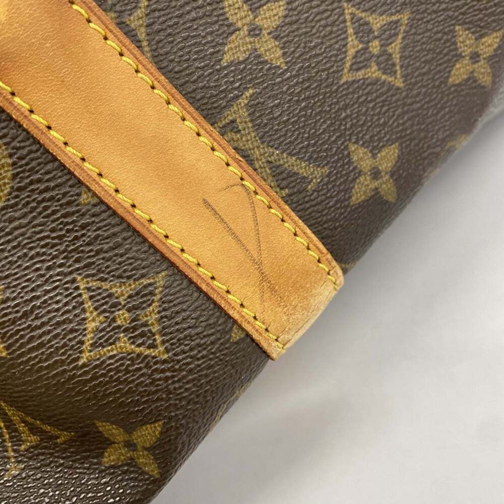 LOUIS VUITTON Brown Monogram Keepall 55 Boston Bag - Picture 8 of 13